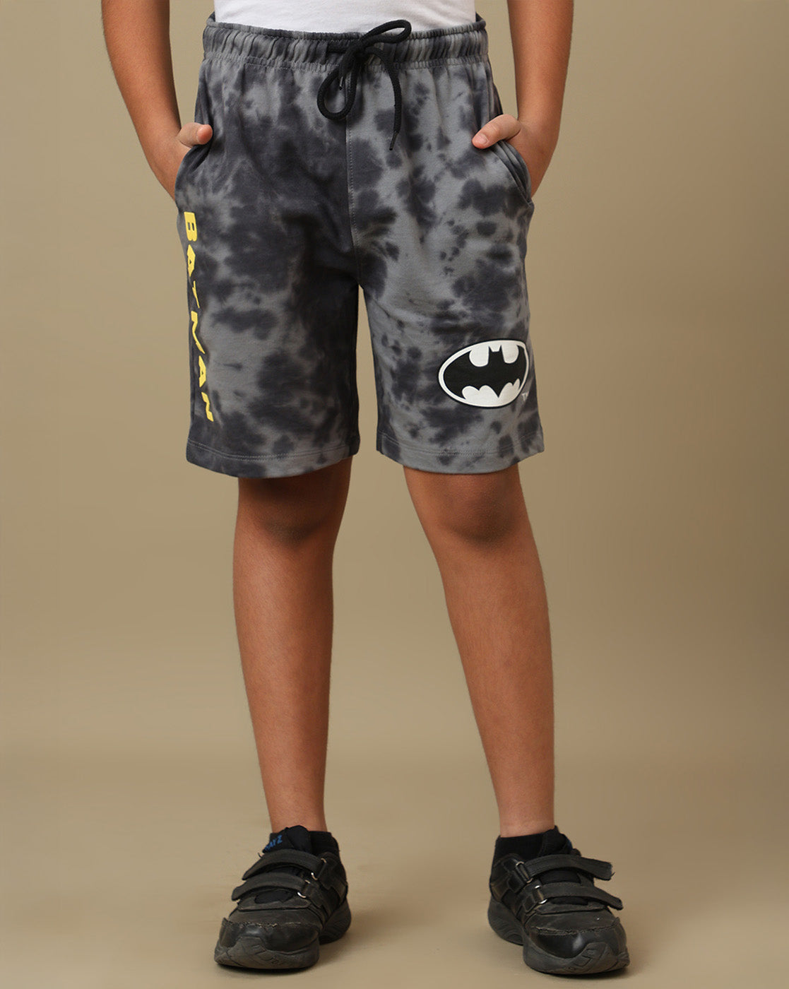 Batman Printed Regular Fit Shorts For Boys