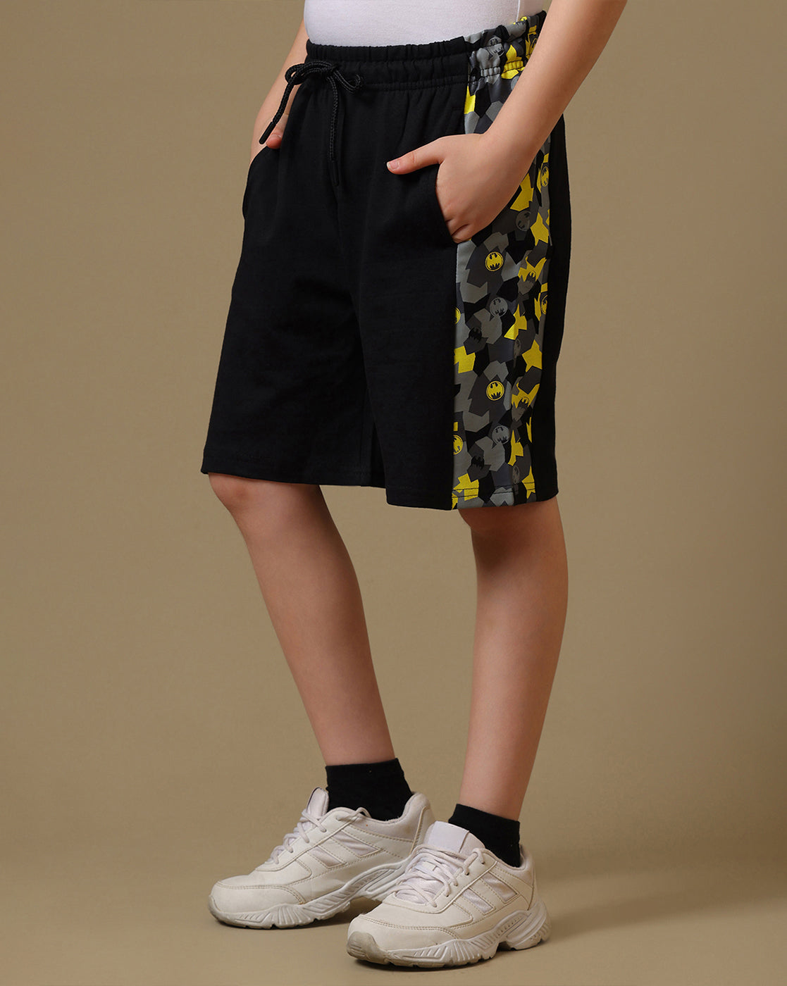 Batman Printed Regular Fit Shorts For Boys