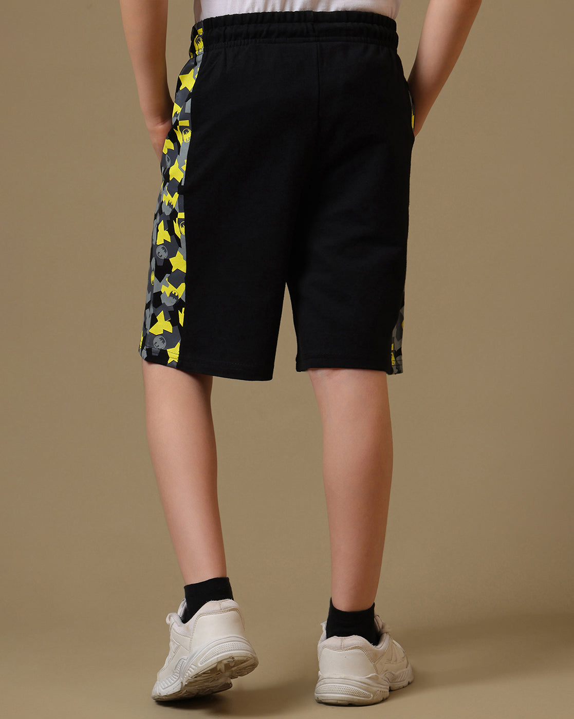 Batman Printed Regular Fit Shorts For Boys