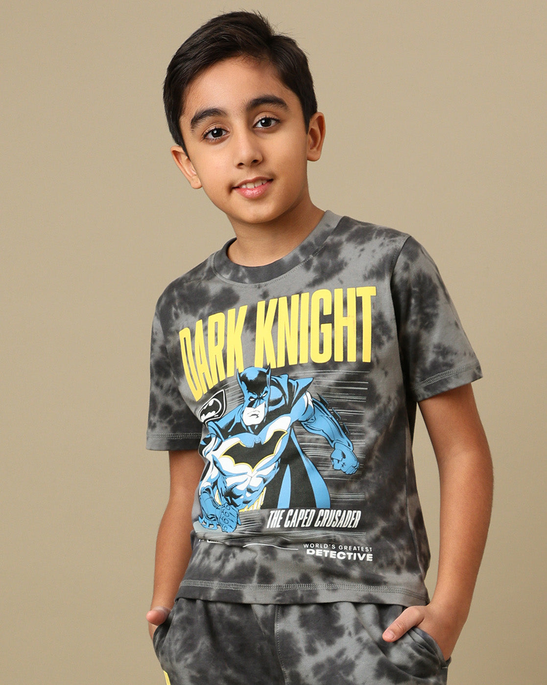 Batman Printed Regular Fit Tshirt For Boys