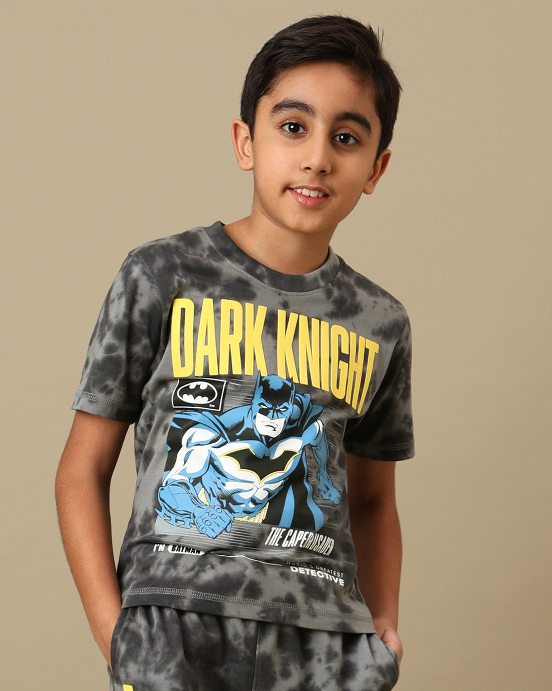 Batman Printed Regular Fit Tshirt For Boys