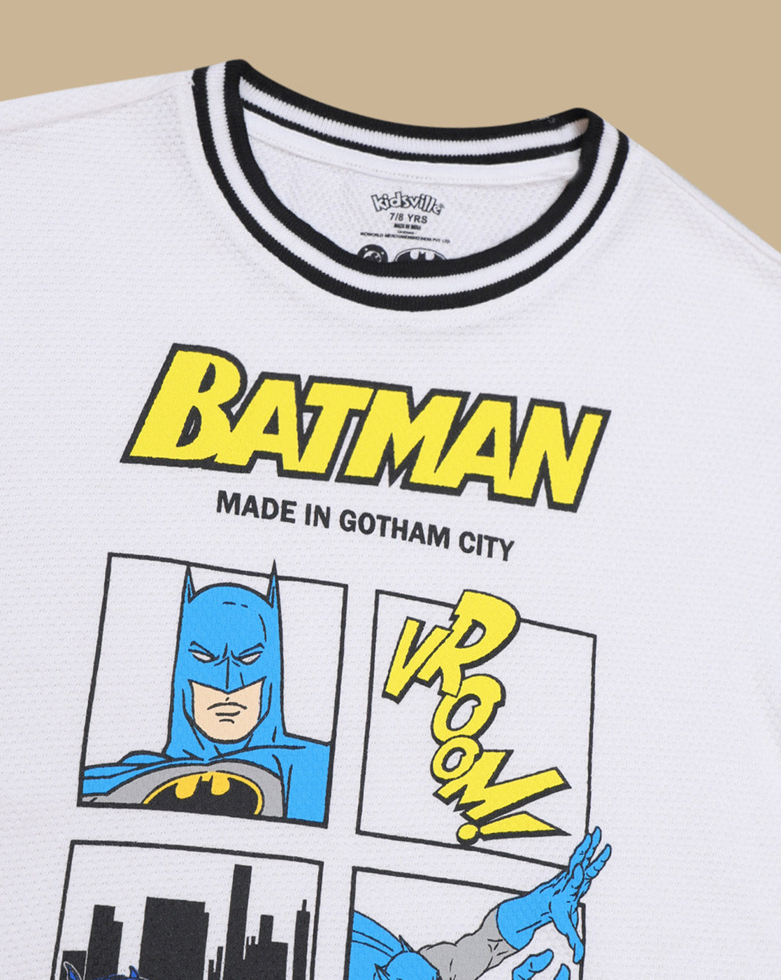 Batman Graphic Printed Oversized Fit Tshirt For Boys