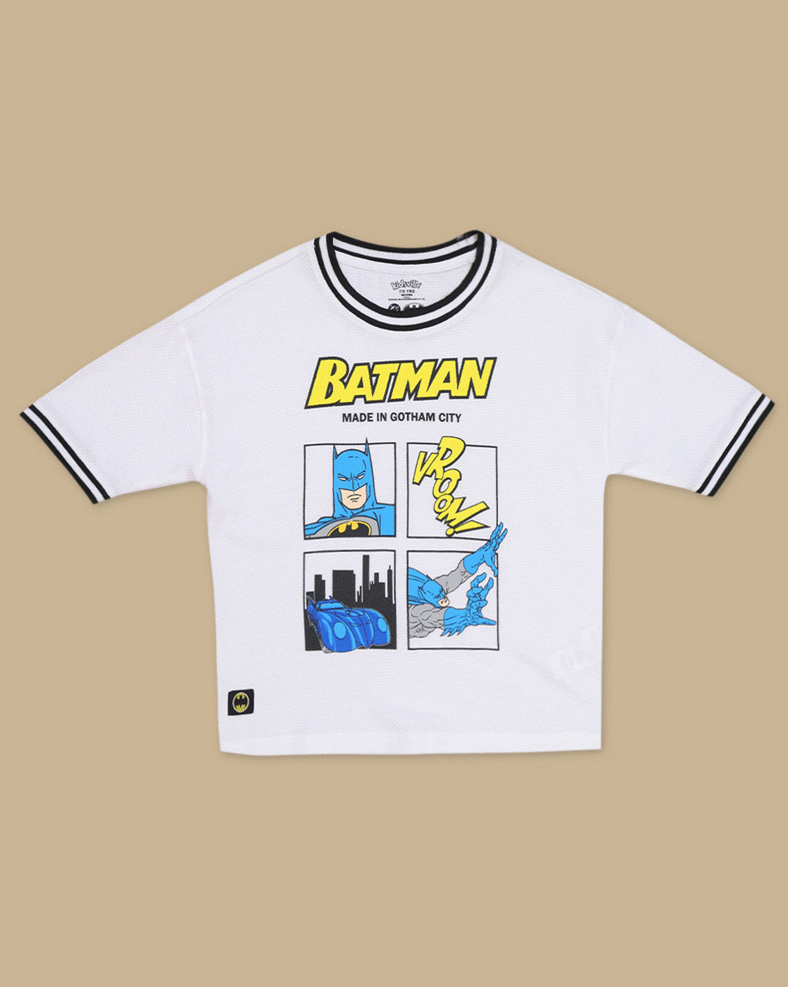 Batman Graphic Printed Oversized Fit Tshirt For Boys