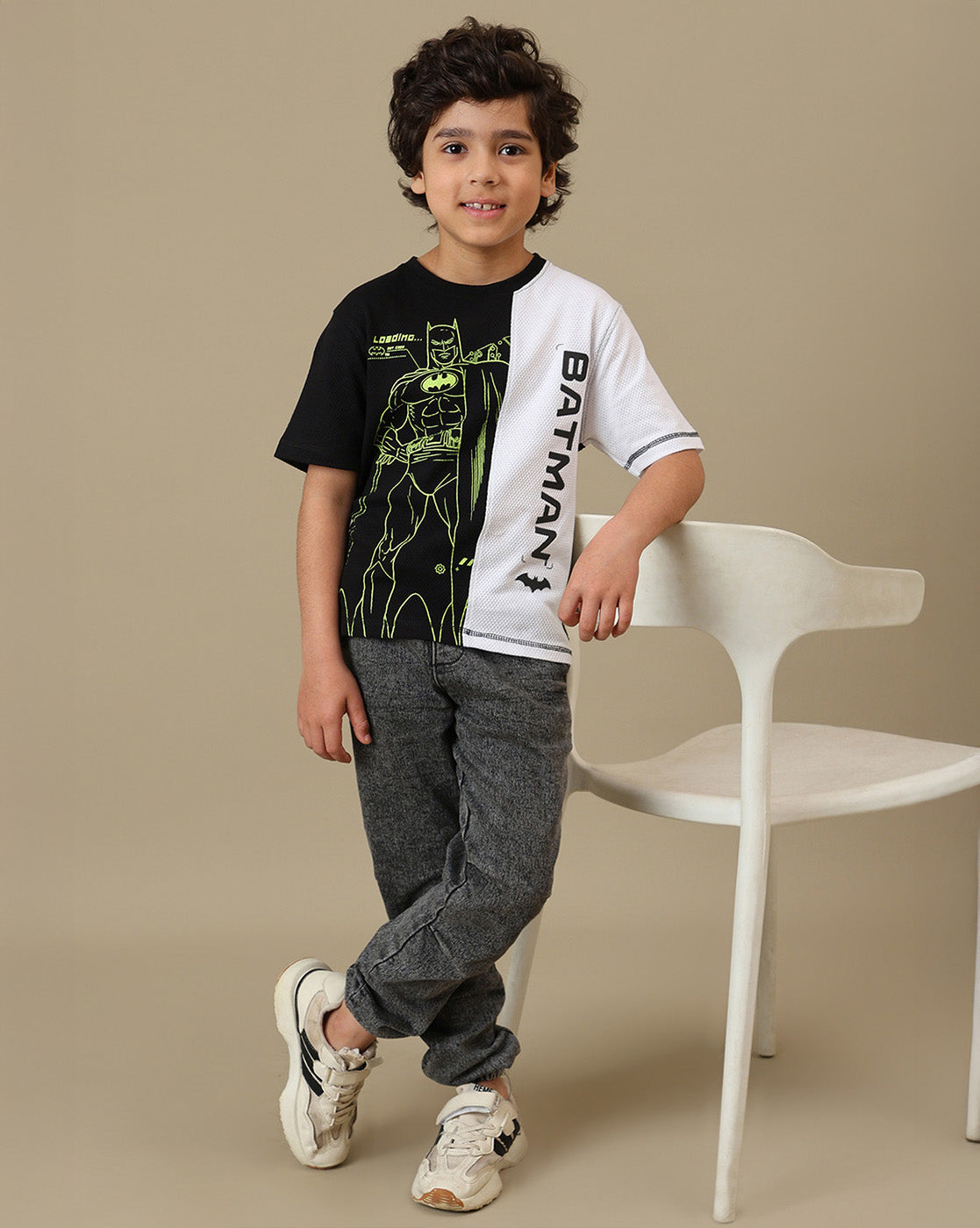 Batman Printed Regular Fit Tshirt For Boys