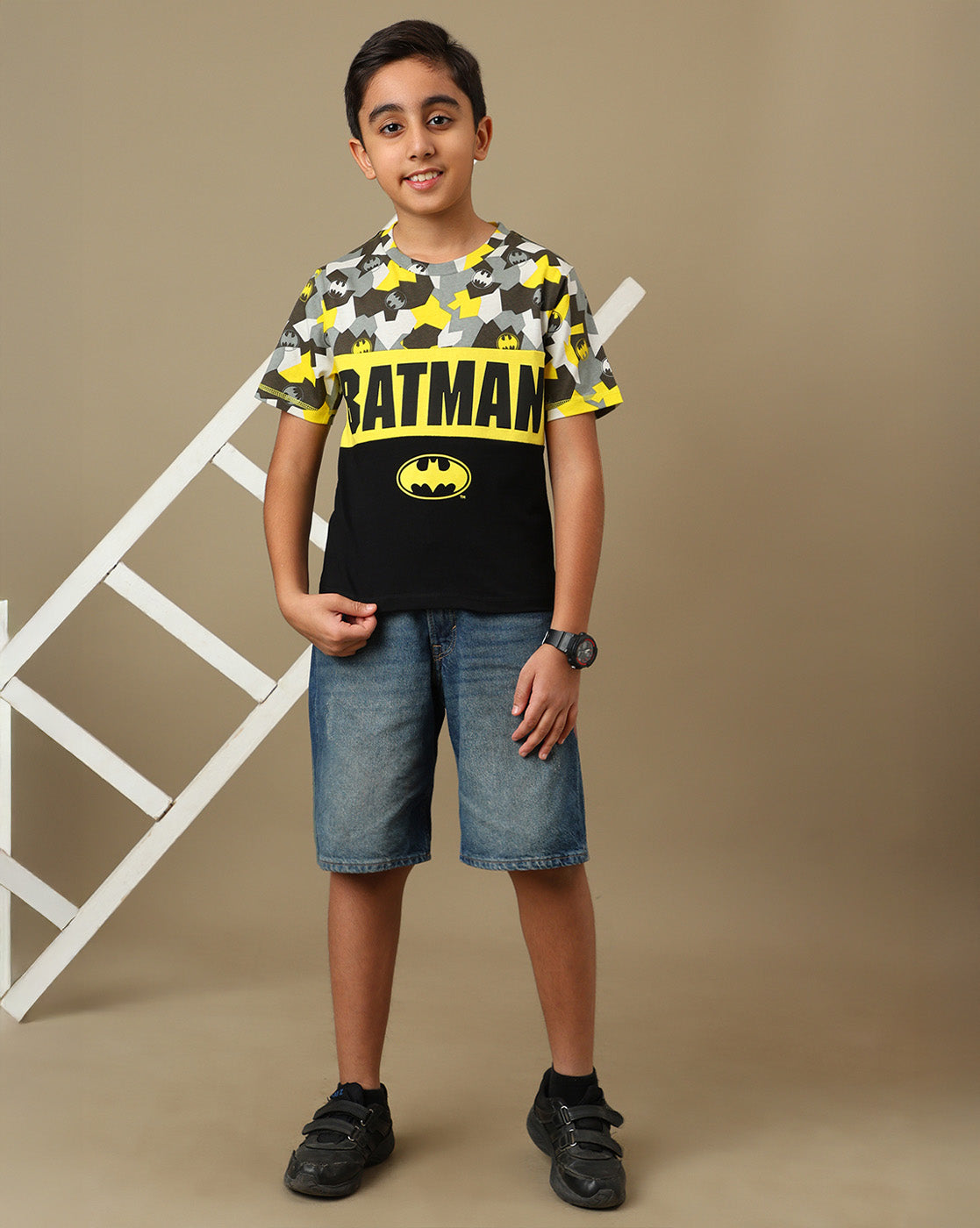 Batman Printed Regular Fit Tshirt For Boys