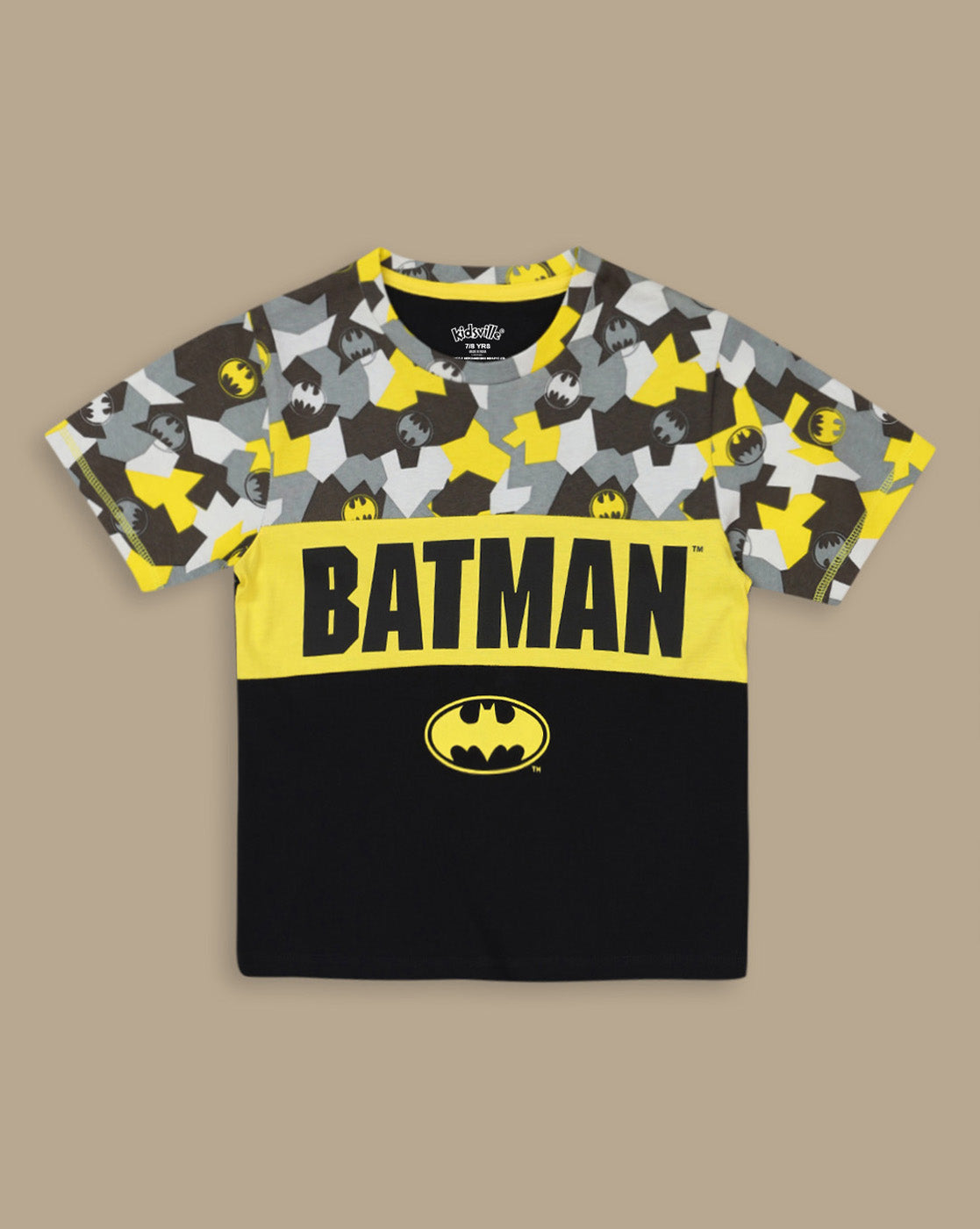 Batman Printed Regular Fit Tshirt For Boys