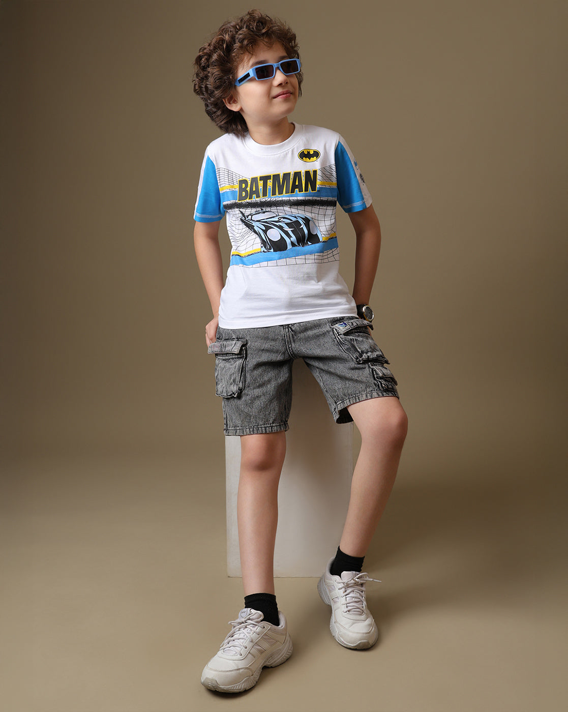 Batman Printed Regular Fit Tshirt For Boys