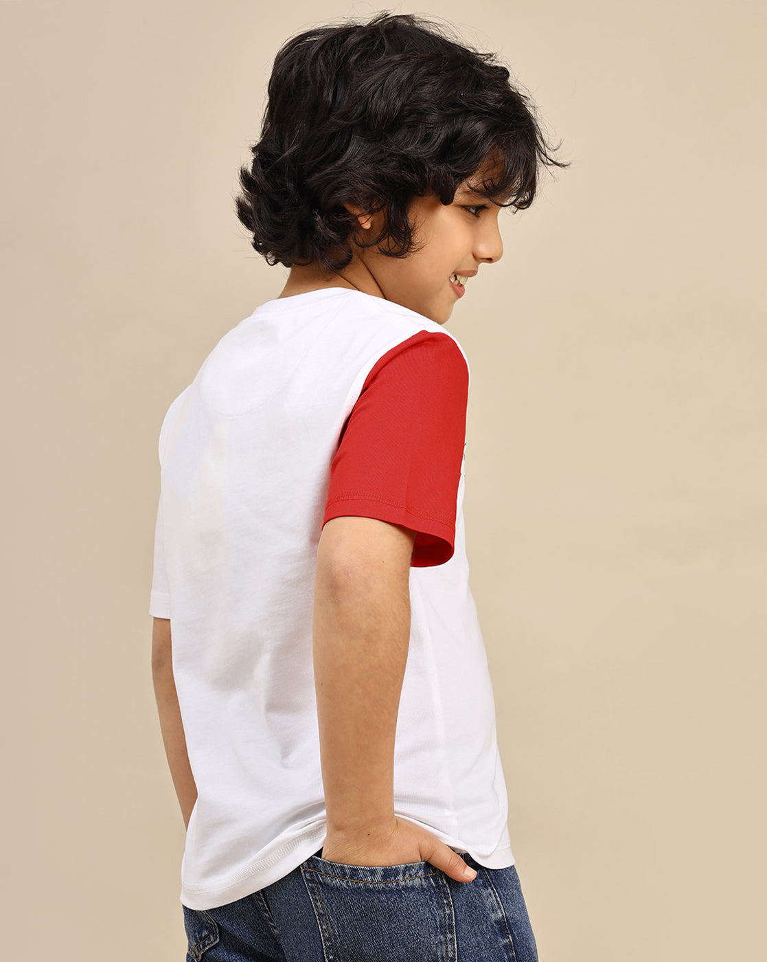 Captain America Printed Regular Fit Tshirt For Boys