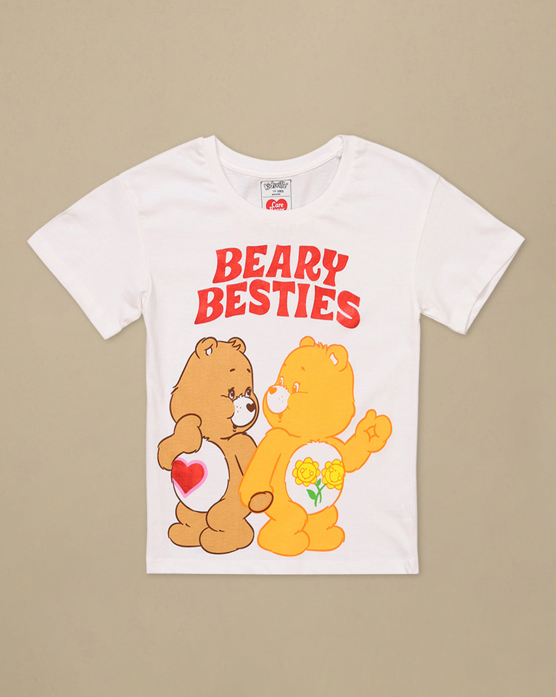 Care Bears Printed Regular Fit Tshirt For Girls