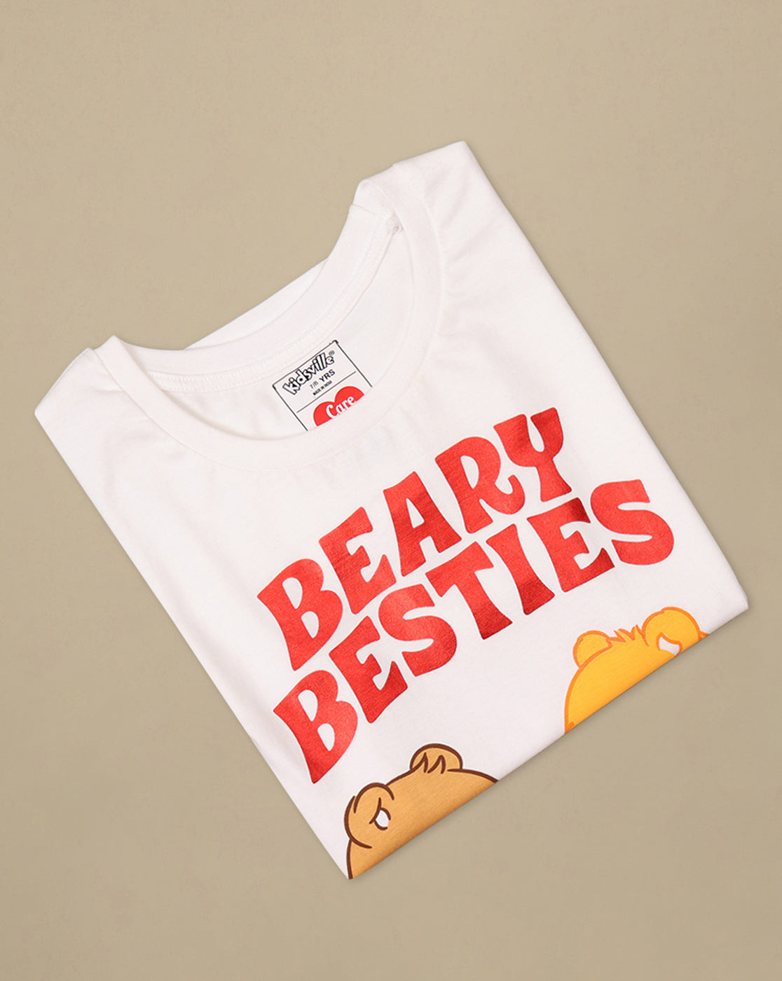 Care Bears Printed Regular Fit Tshirt For Girls