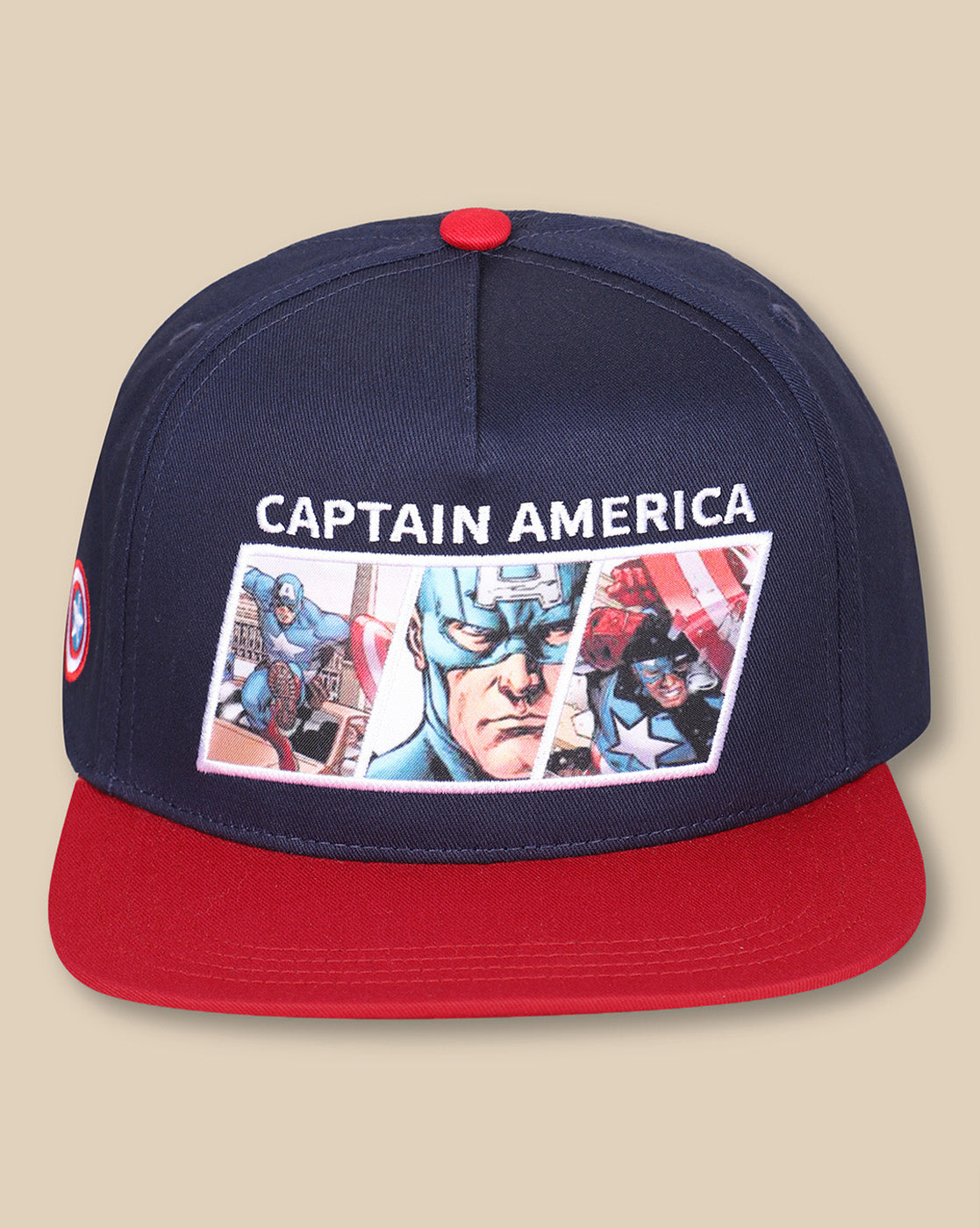 Captain America Printed Cap For Boys