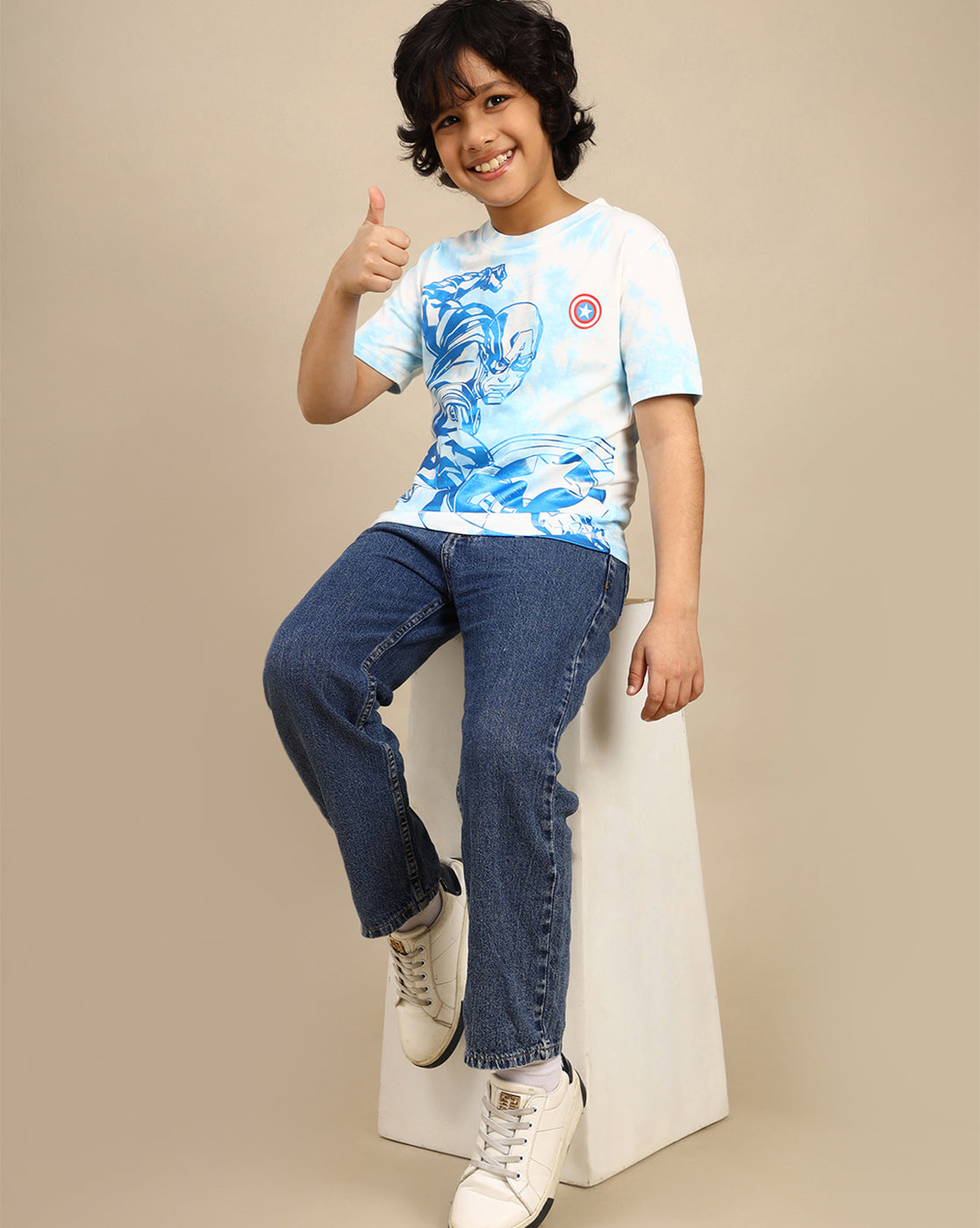 Captain America Regular Fit Tshirt Boys