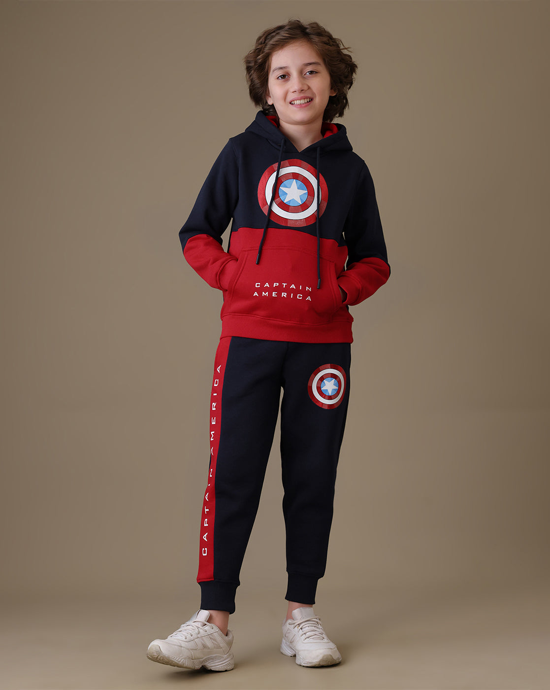 Captain America  Hoodie & Joggers Co-Ords Set  Boys
