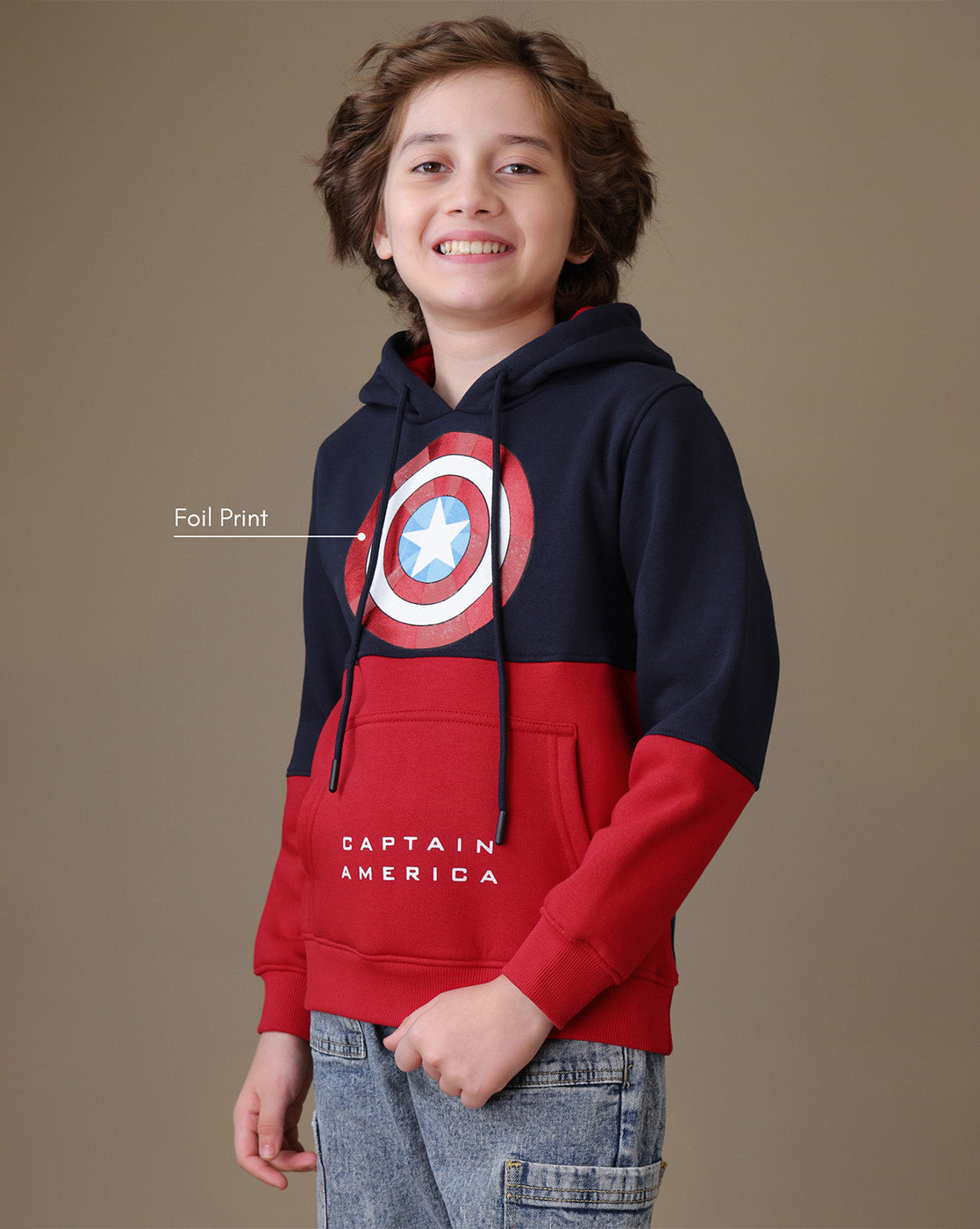 Captain America  Hoodie & Joggers Co-Ords Set  Boys