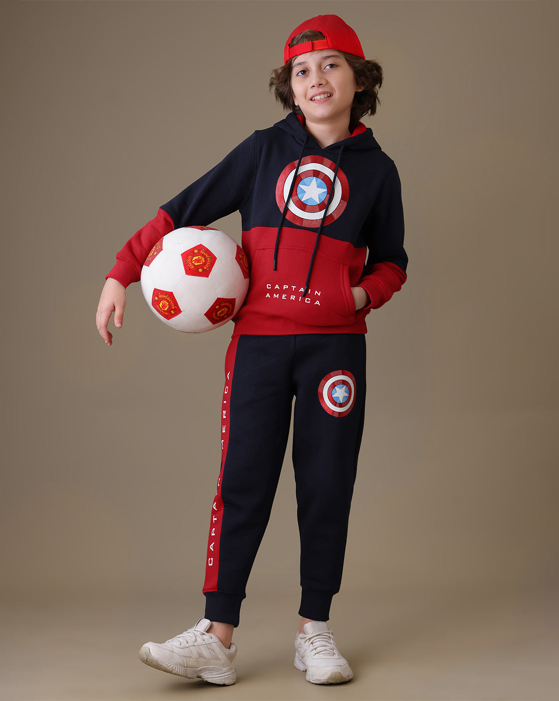 Captain America  Hoodie & Joggers Co-Ords Set  Boys