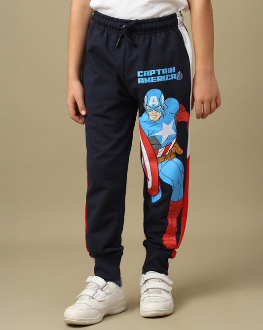 Captain America Printed Regular Fit Jogger For Boys
