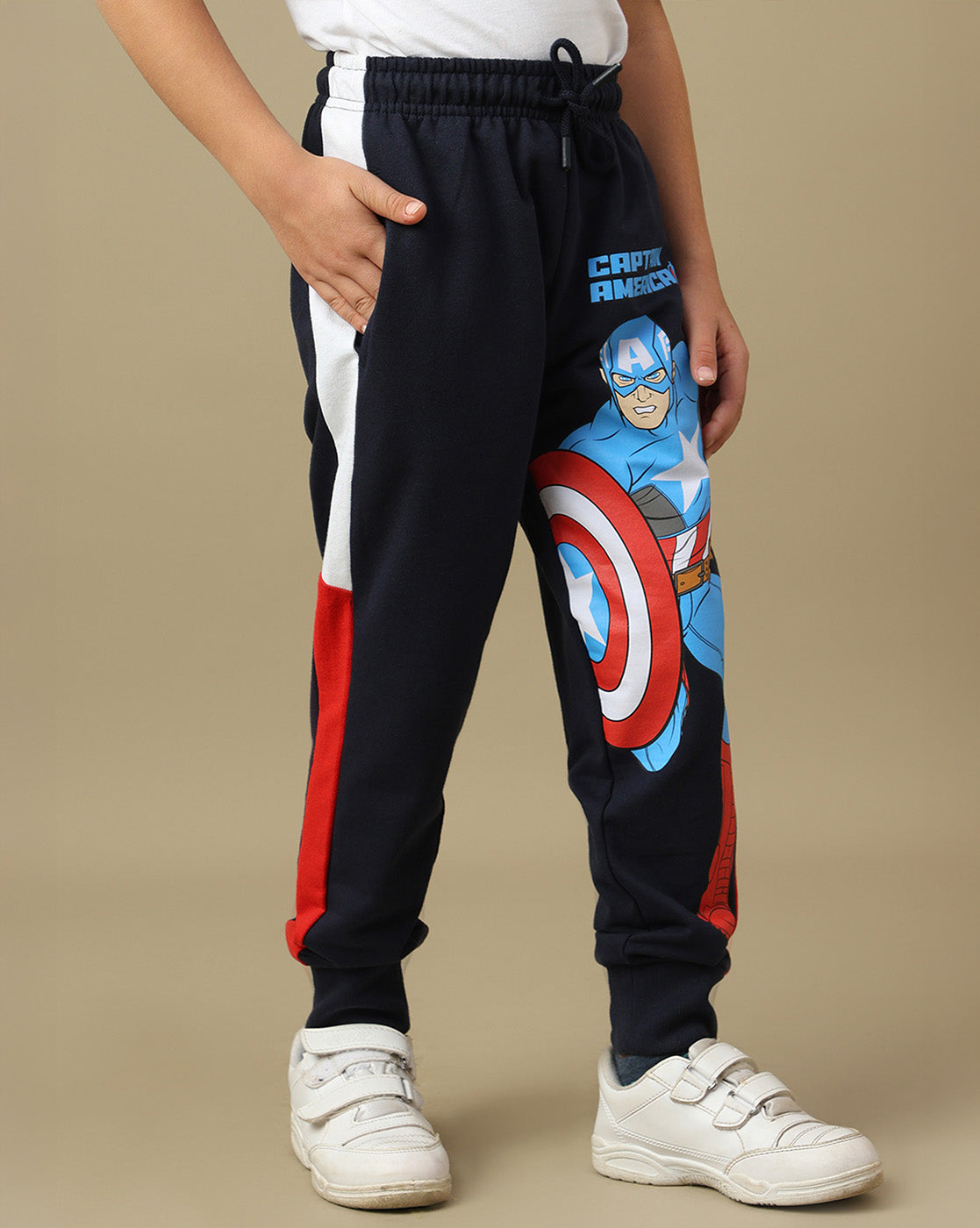 Captain America Printed Regular Fit Jogger For Boys