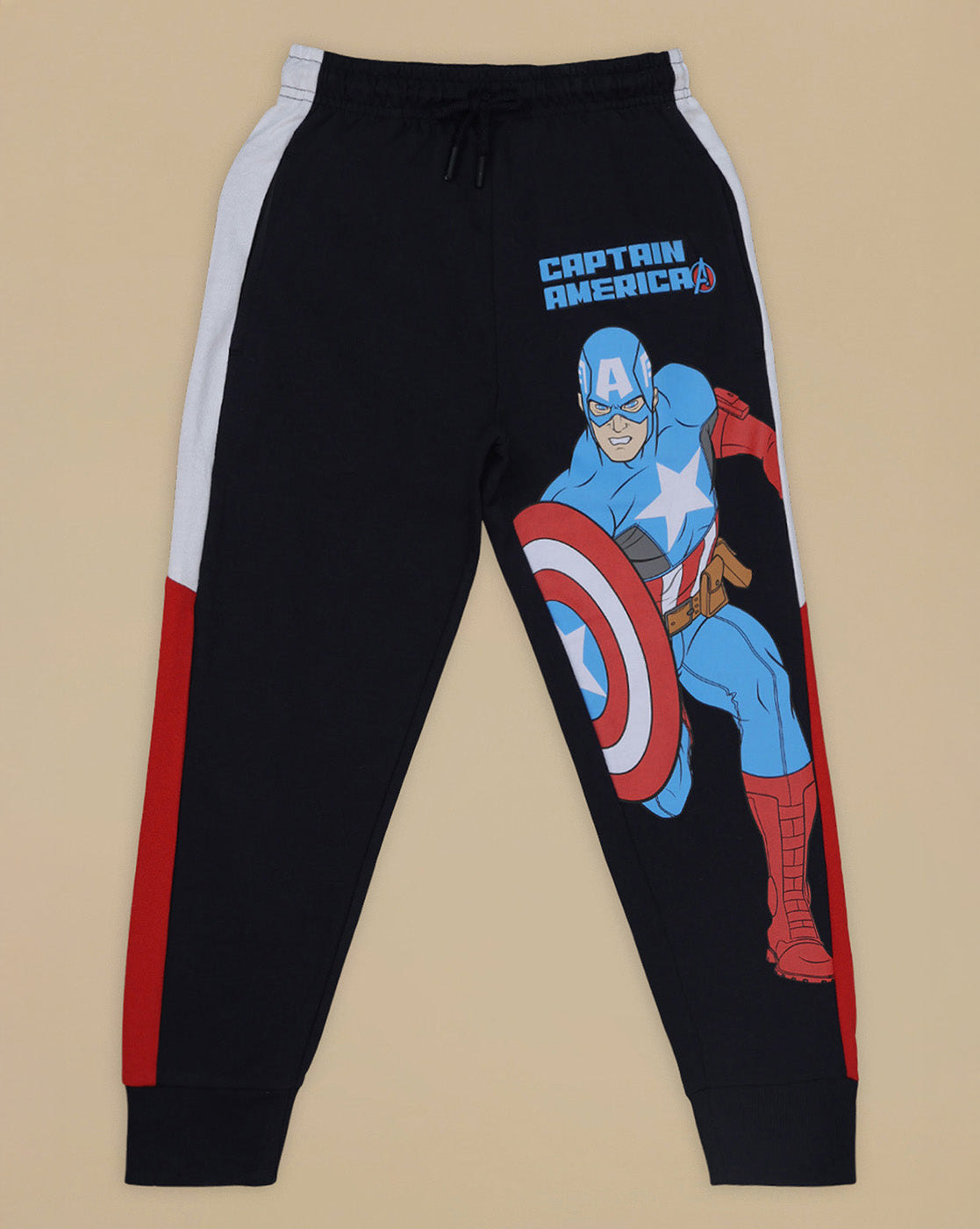 Captain America Printed Regular Fit Jogger For Boys