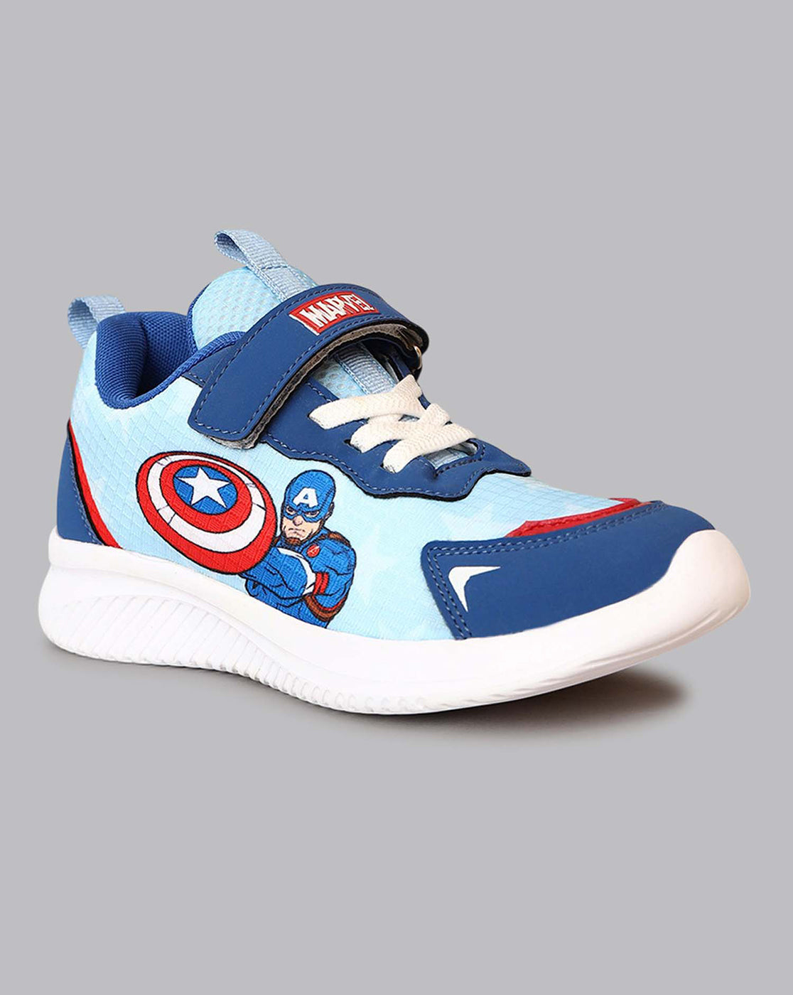 Captain America Printed Sport Shoes For Kids Boys