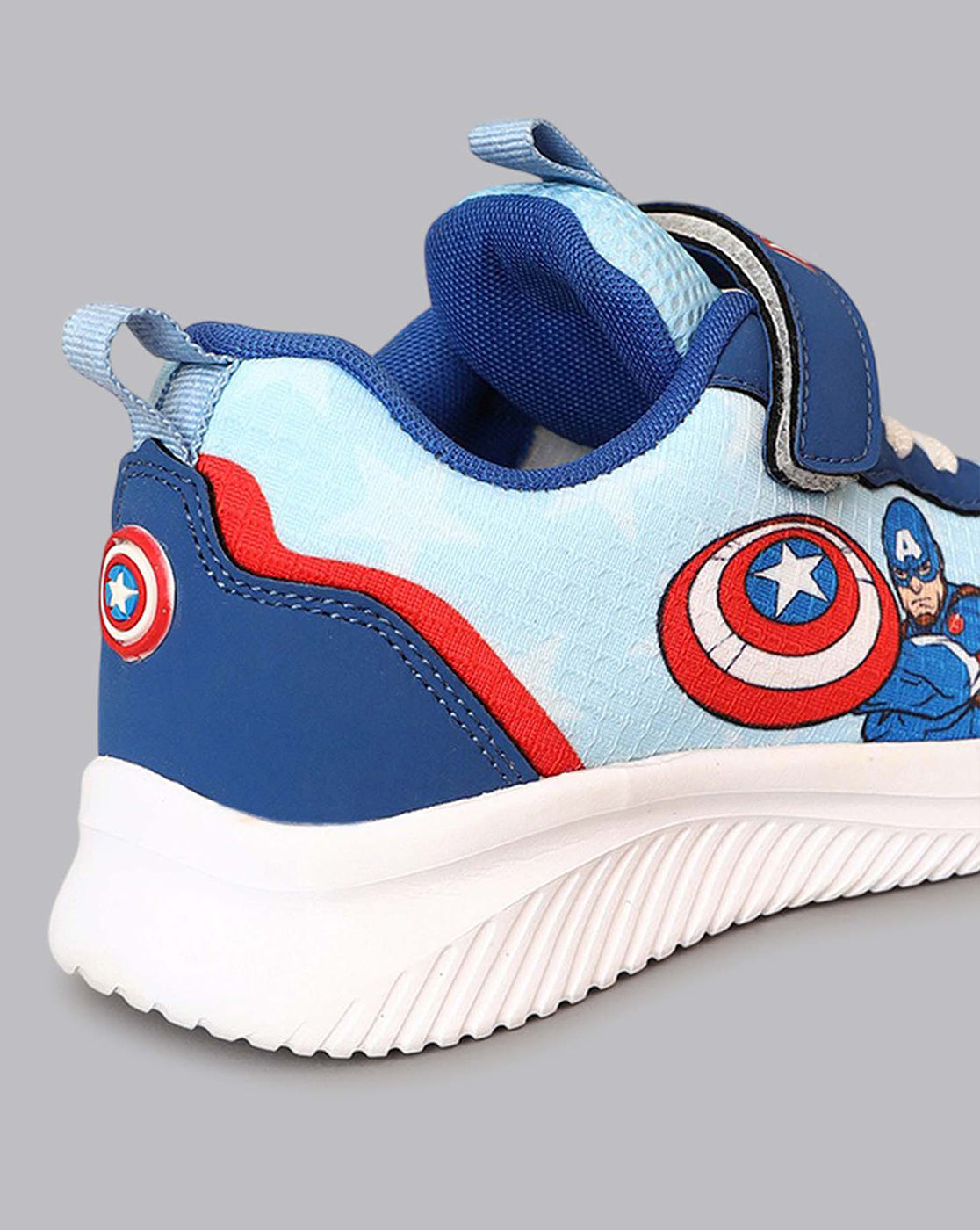 Captain America Printed Sport Shoes For Kids Boys