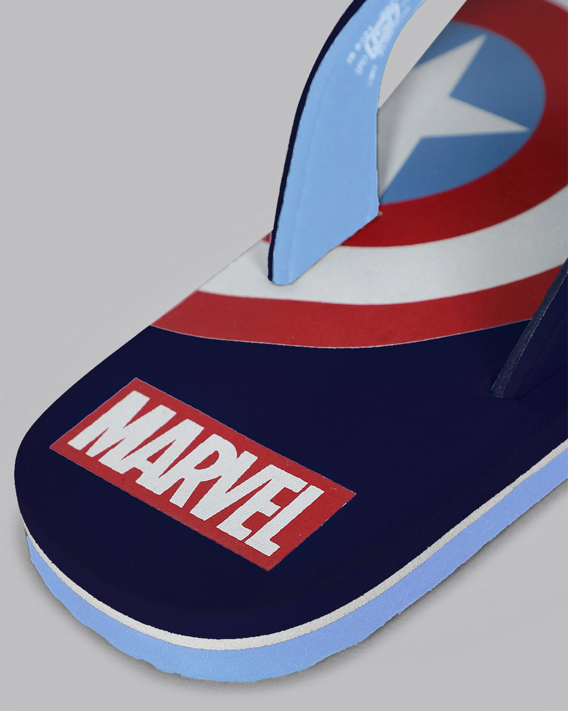 Captain America Printed Flipflops for Boys