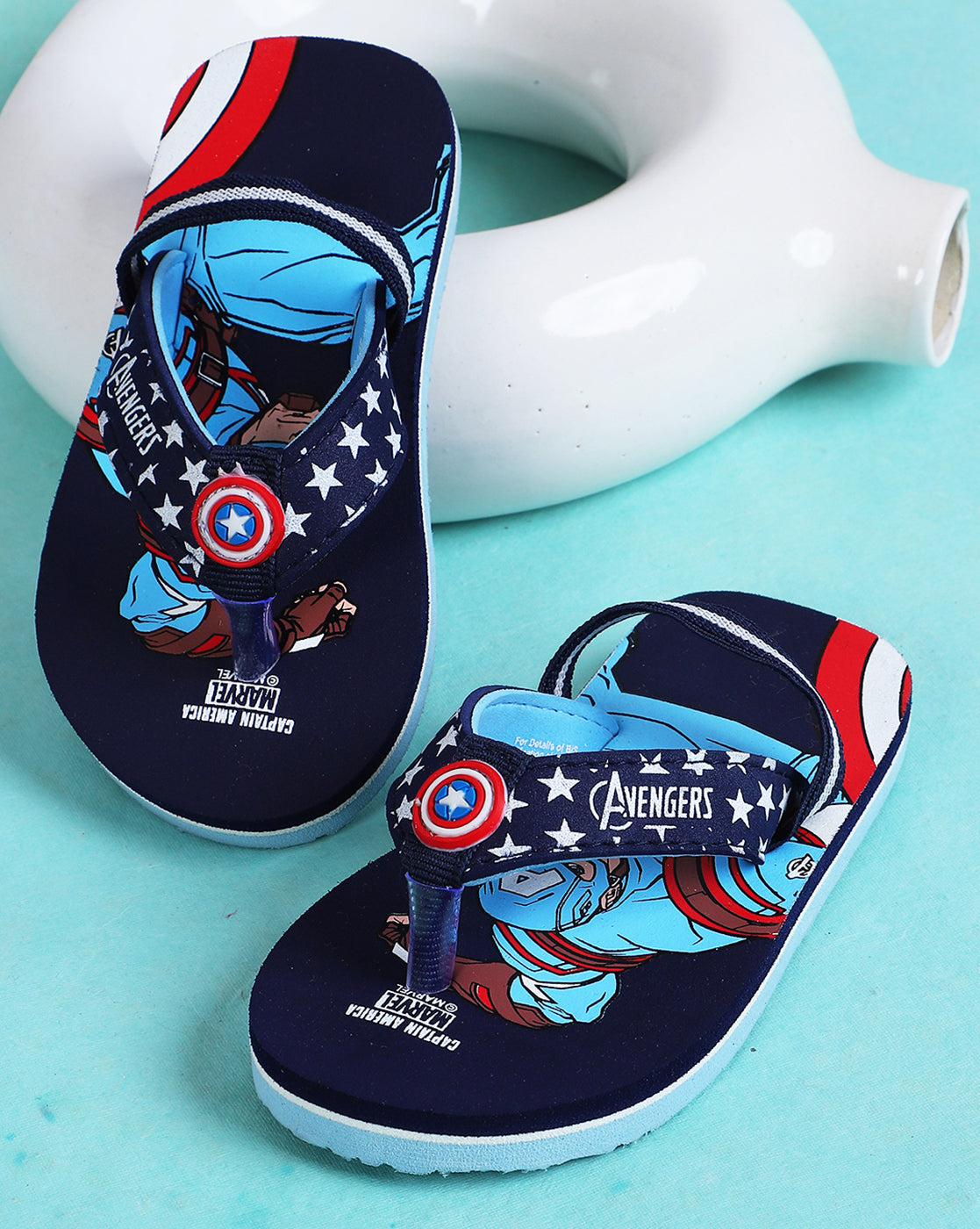 Captain America Flip-Flop For Kids Boys