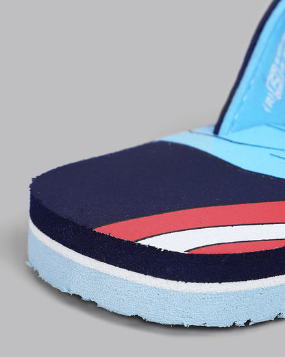 Captain America  Navy Flip-Flops  Kids Boys