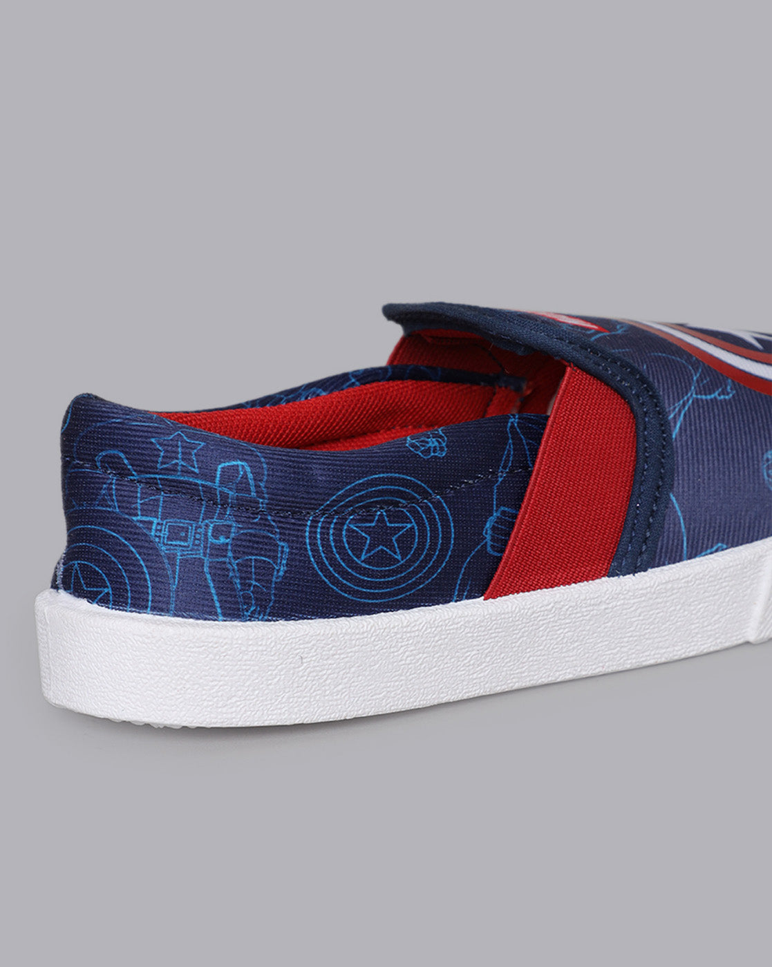 Captain America Printed Casual Shoes for Boys