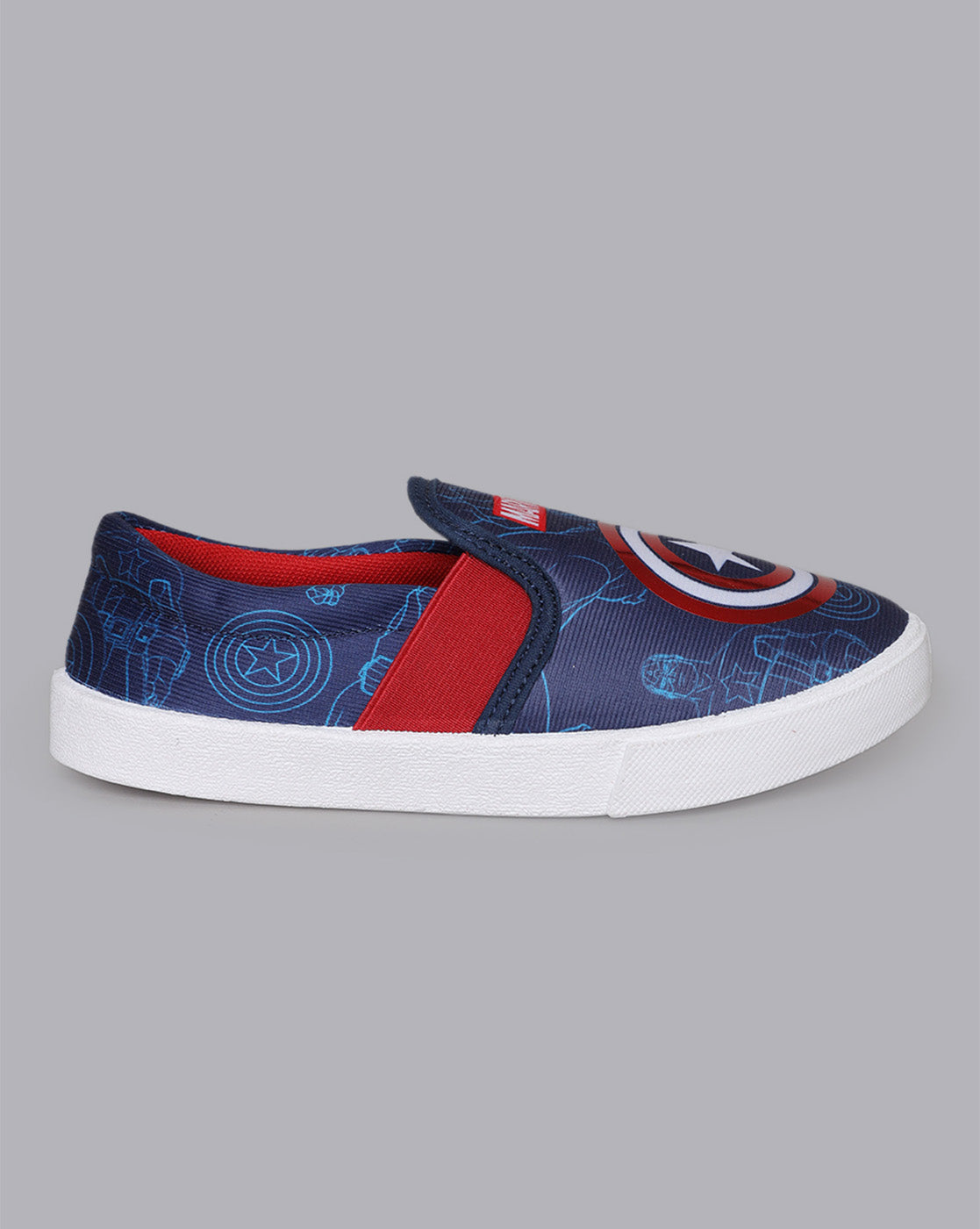 Captain America Printed Casual Shoes for Boys