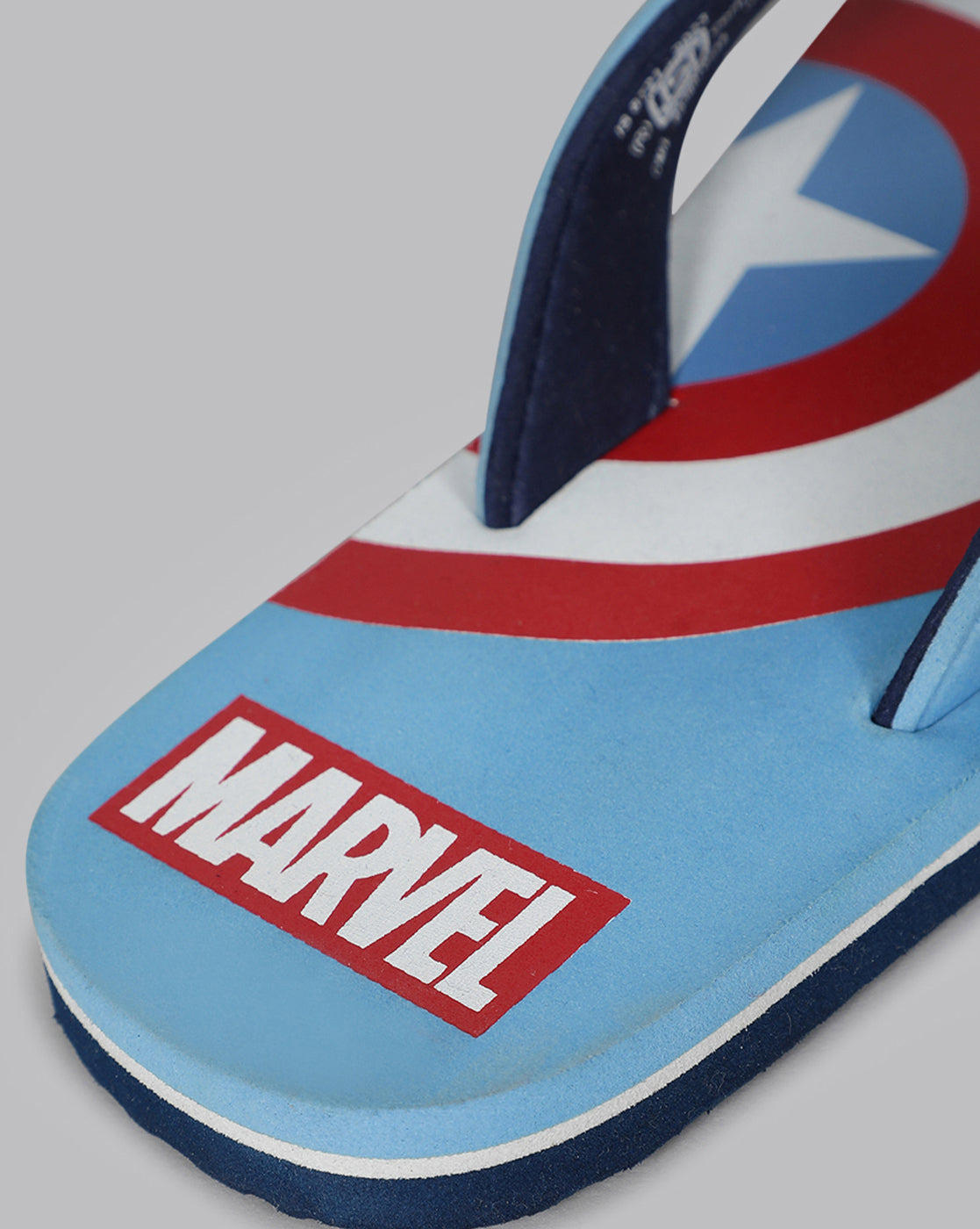 Captain America Printed Flipflops for Boys