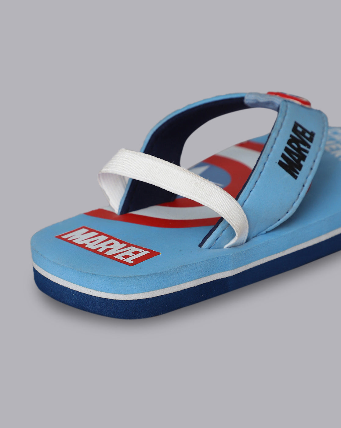 Captain America Printed Flipflops for Boys