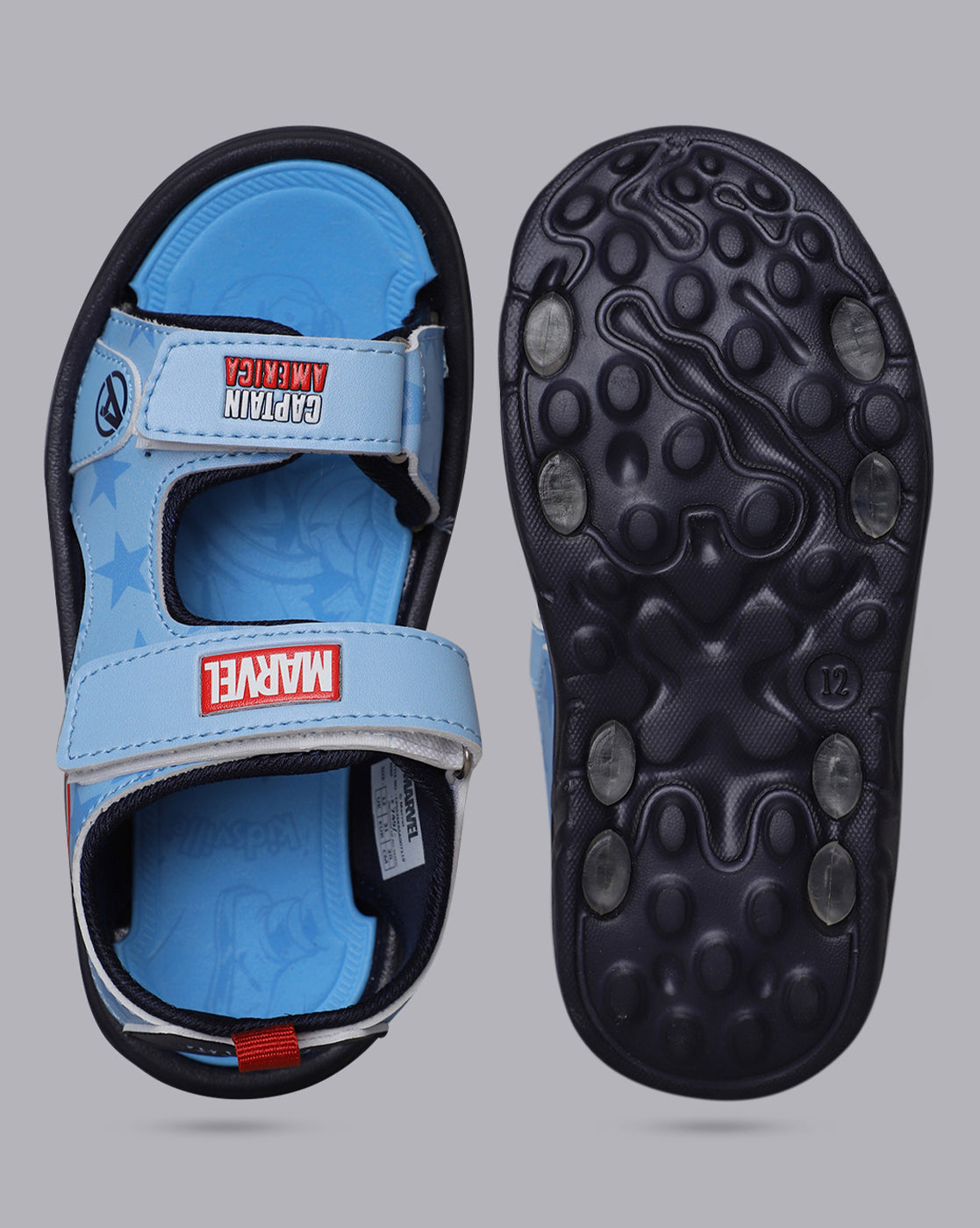 Captain America Printed Sandals for Boys