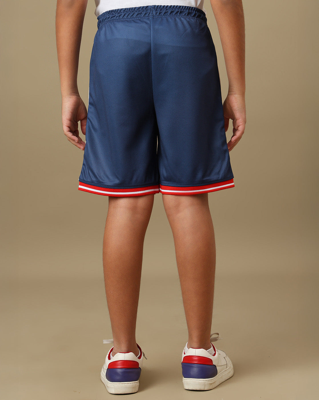 Captain America Printed Regular Fit Shorts For Boys