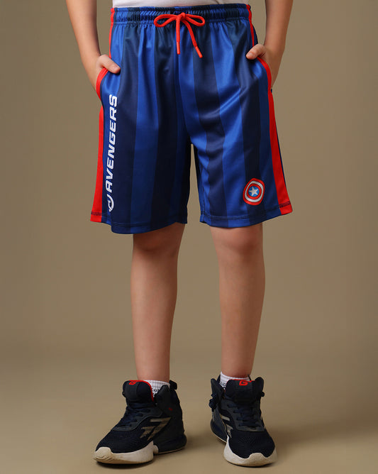 Captain America  Regular Fit Shorts  Boys