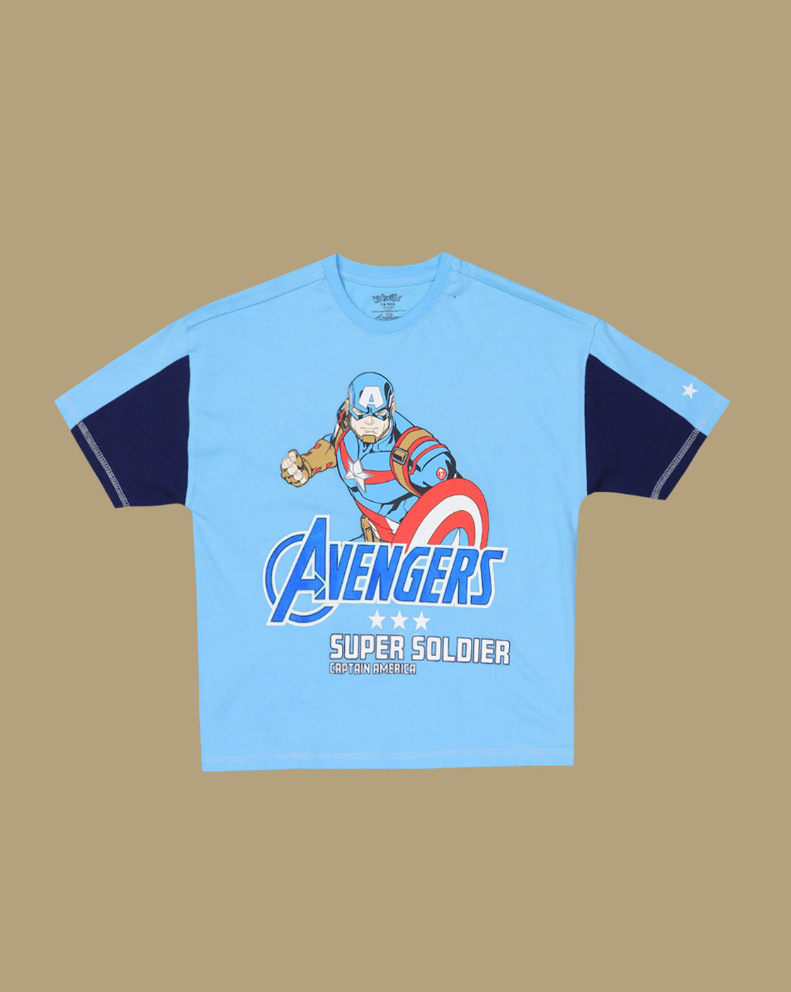 Captain America Printed Tshirt For Boys