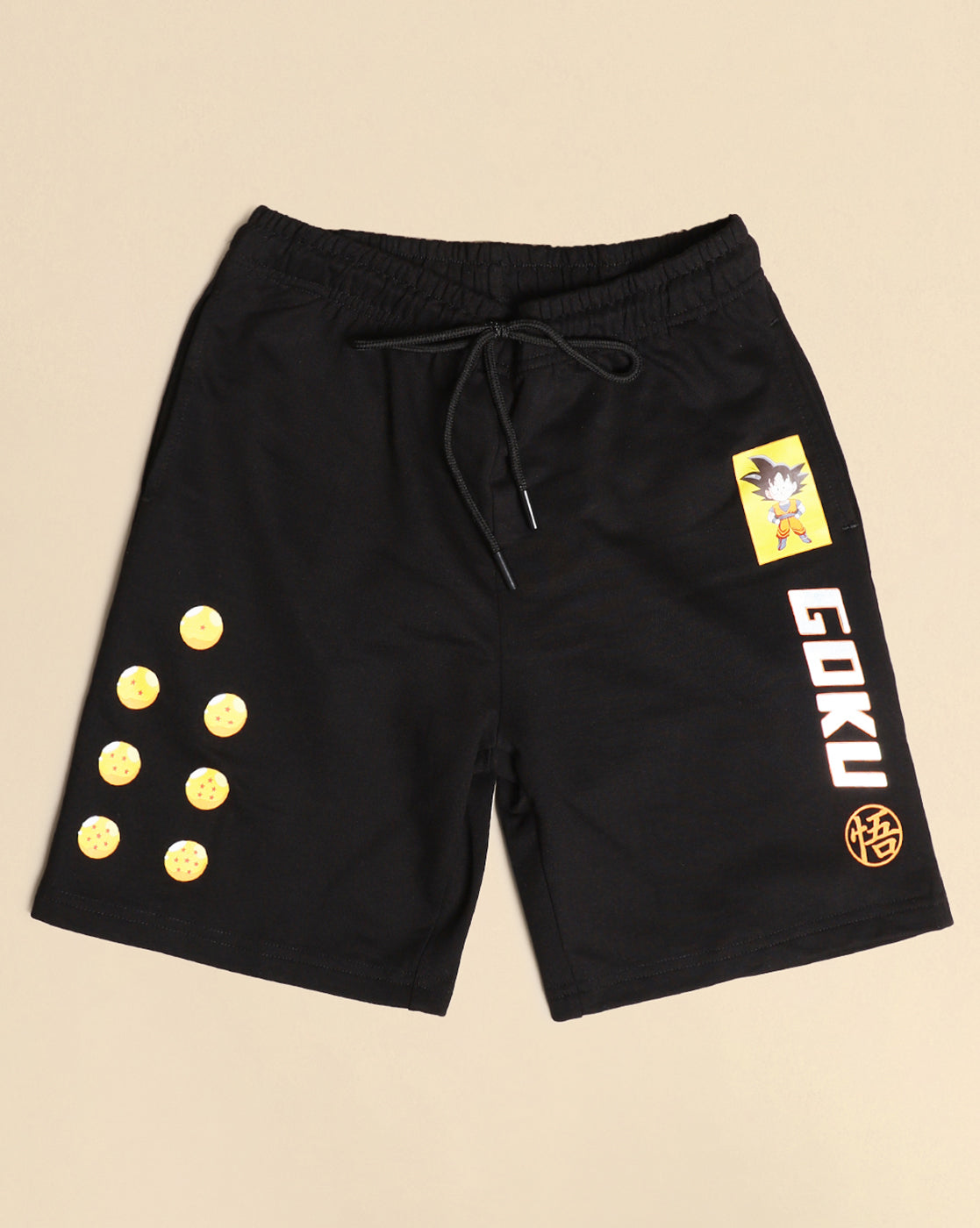 Goku Printed Regular Fit Shorts For Boys