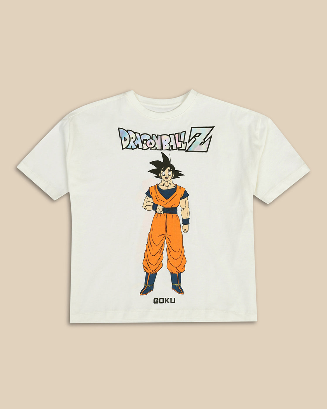 Dragon Ball Z Printed Oversize Tshirt For Boys