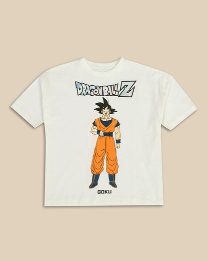 Dragon Ball Z Printed Oversize Tshirt For Boys