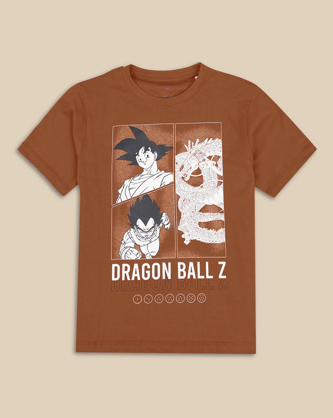 Dragon Ball Z Printed Oversized Tshirt For Boys