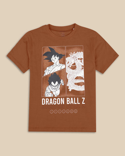 Dragon Ball Z Printed Oversized Tshirt For Boys