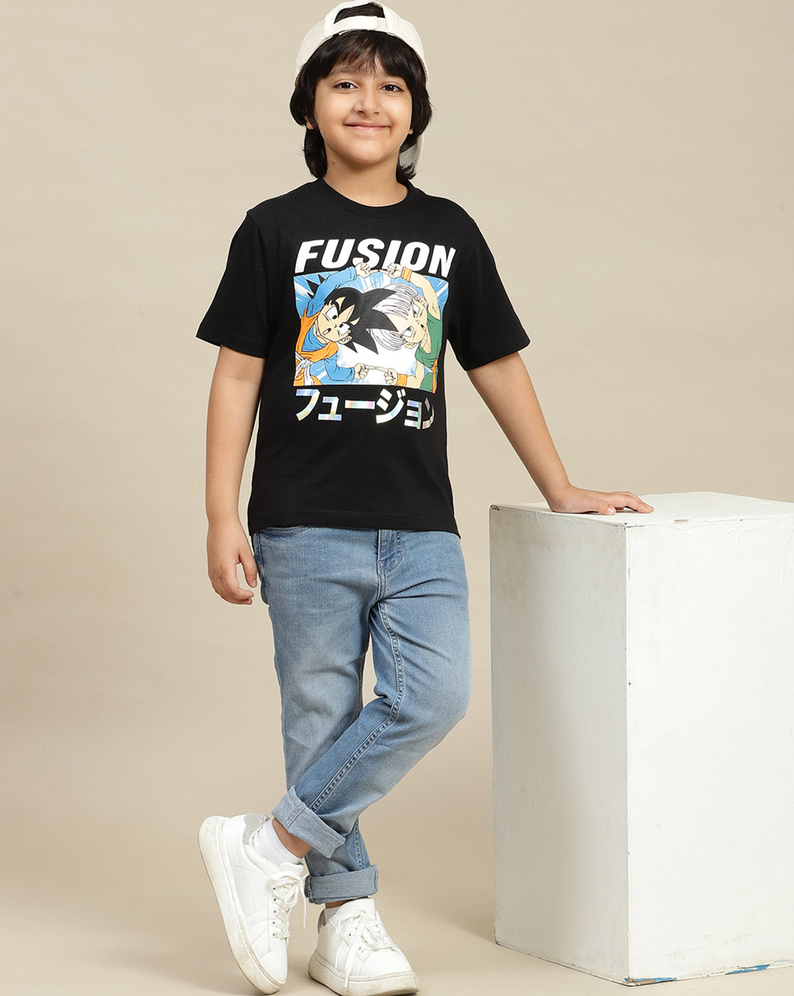 Dragon Ball Z Printed Regular Fit Tshirt For Boys