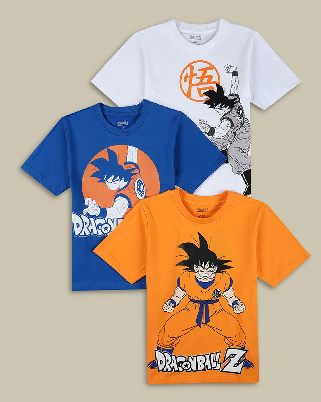 Dragon Ball Z Pack Of 3 T-Shirts  Boys