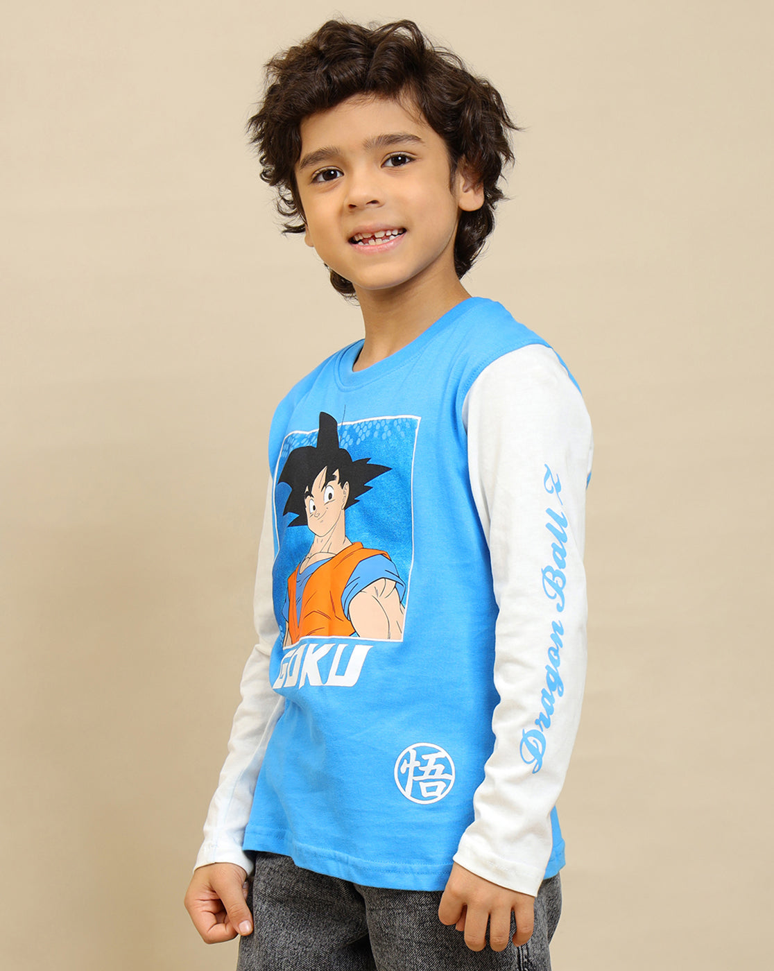 Dragon Ball Z Printed Regular Fit Tshirt For Boys
