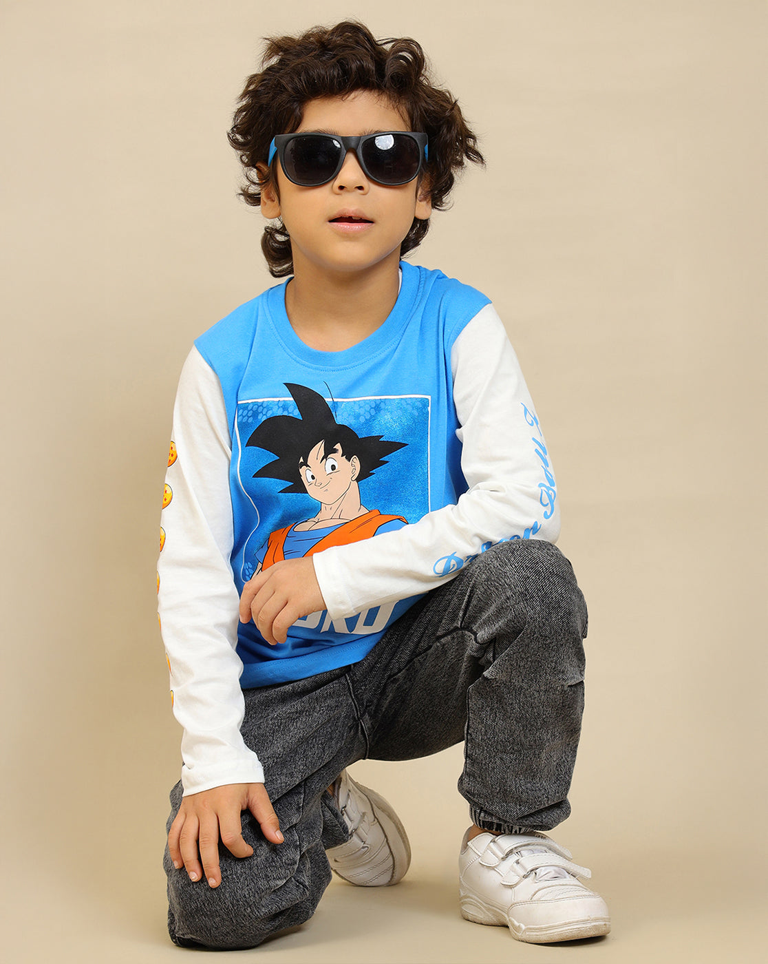 Dragon Ball Z Printed Regular Fit Tshirt For Boys