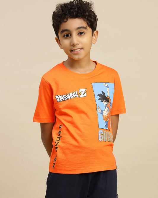 Goku Printed Regular Fit Tshirt For Boys