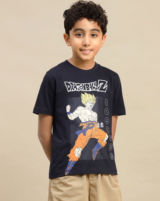 Dragon Ball Z Printed Regular Fit Tshirt For Boys