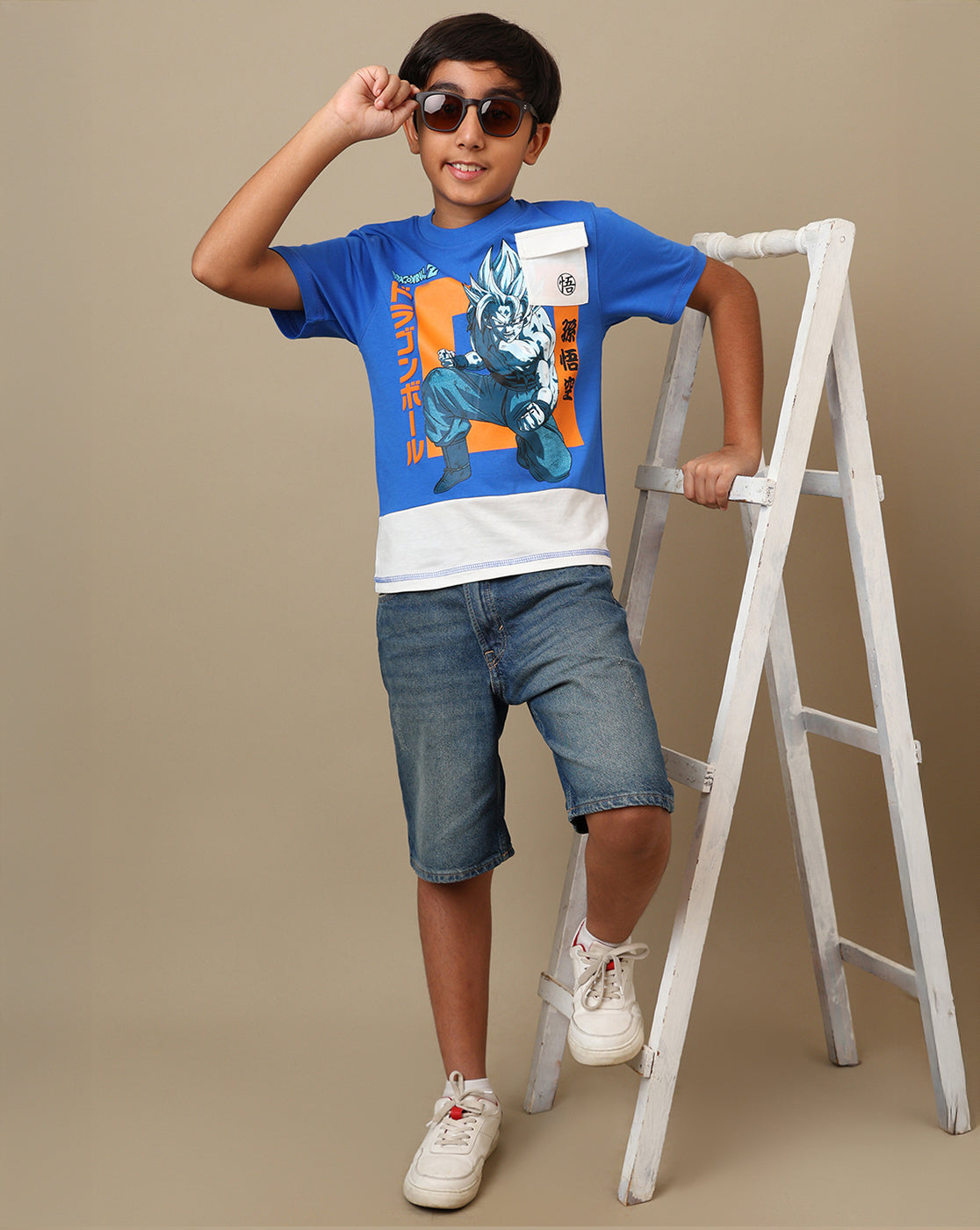 Dragon Ball Z Printed Regular Fit Tshirt For Boys