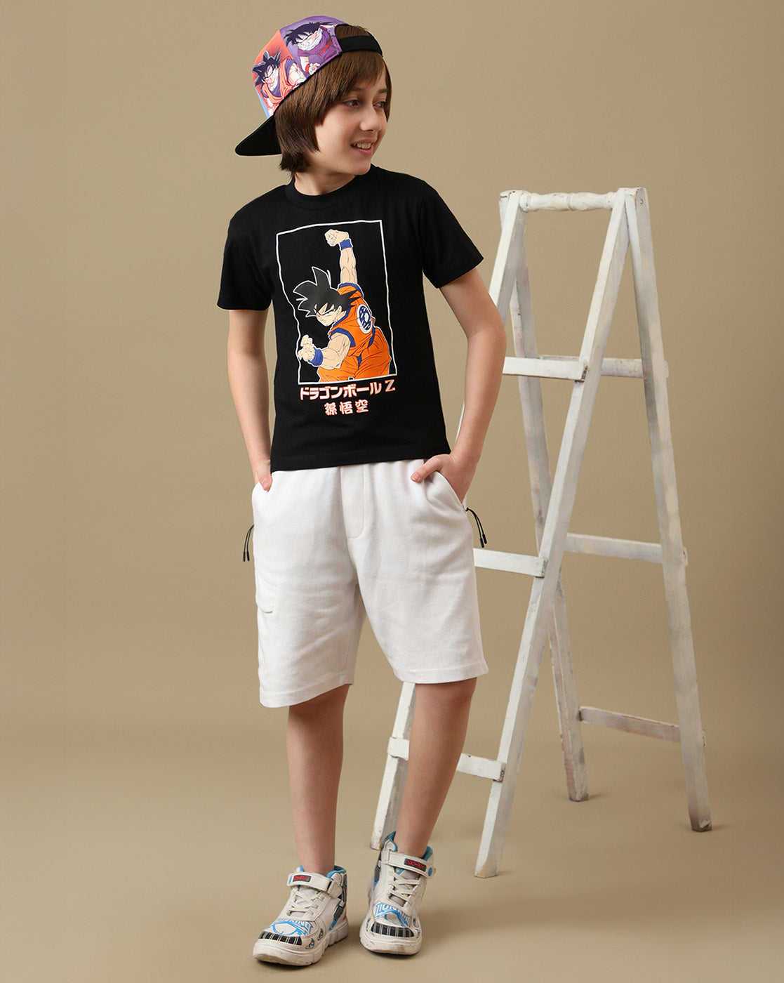 Goku Graphic Printed Regular Fit Tshirt For Boys