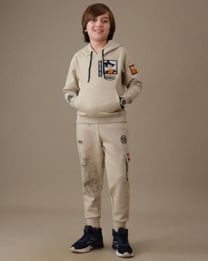 Dragon Ball Z Regular Fit Hoodie & Jogger Set Boys