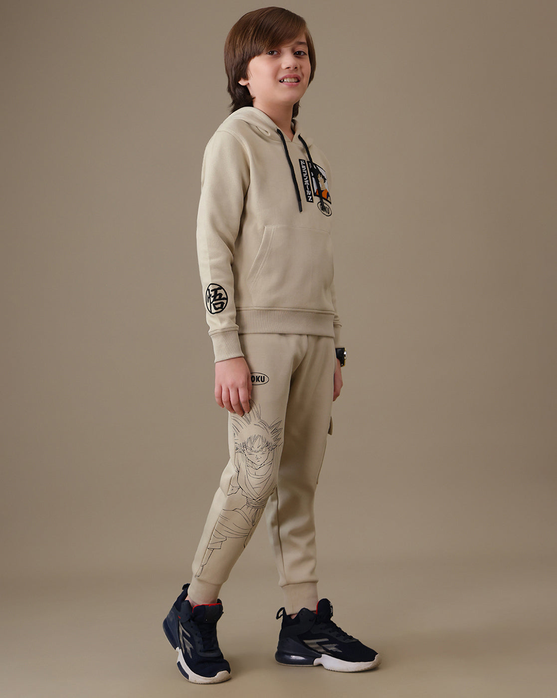 Dragon Ball Z Regular Fit Hoodie & Jogger Set Boys